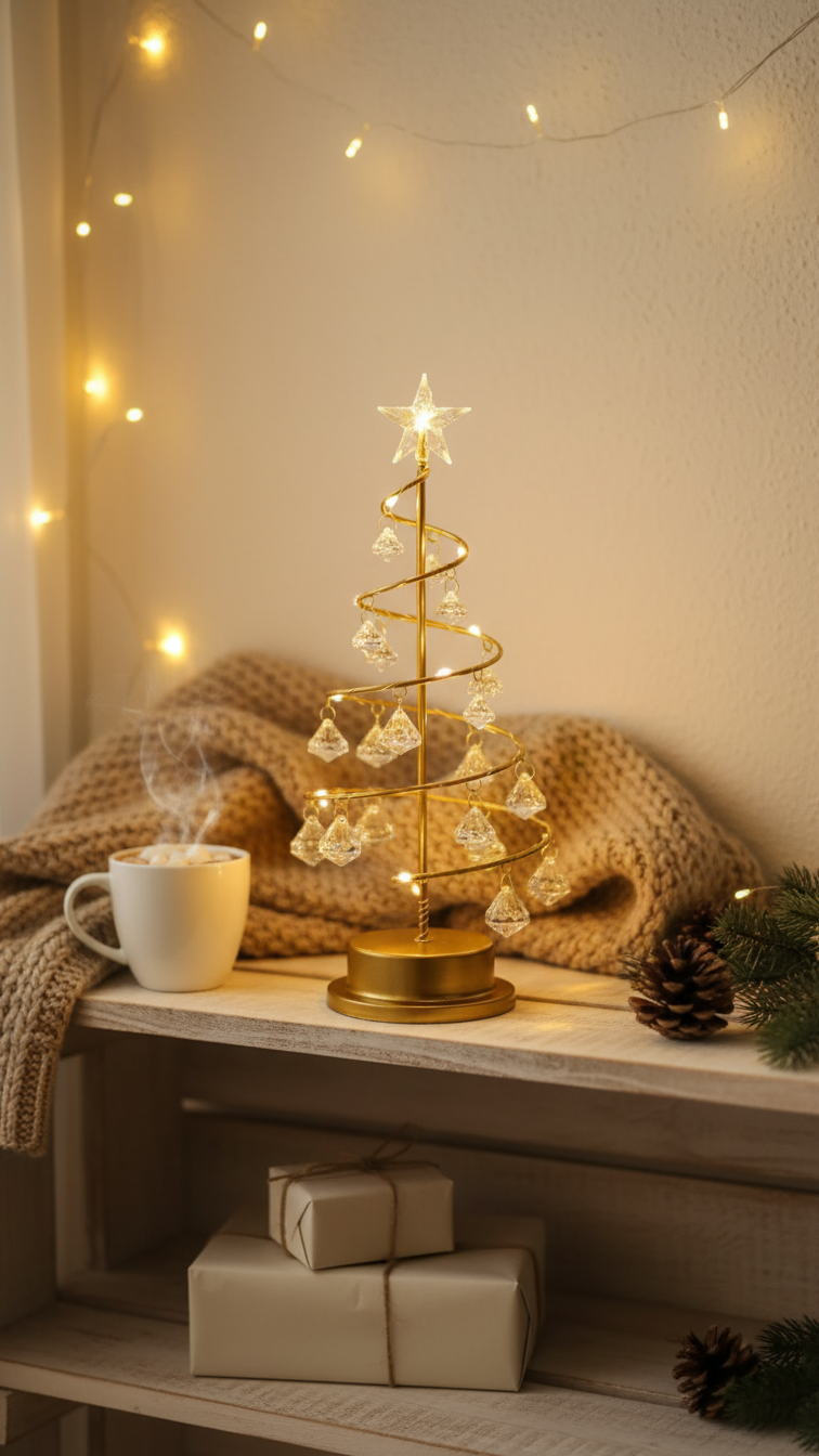 Arbre de Noël Cristal: La magie des fêtes à offrir!