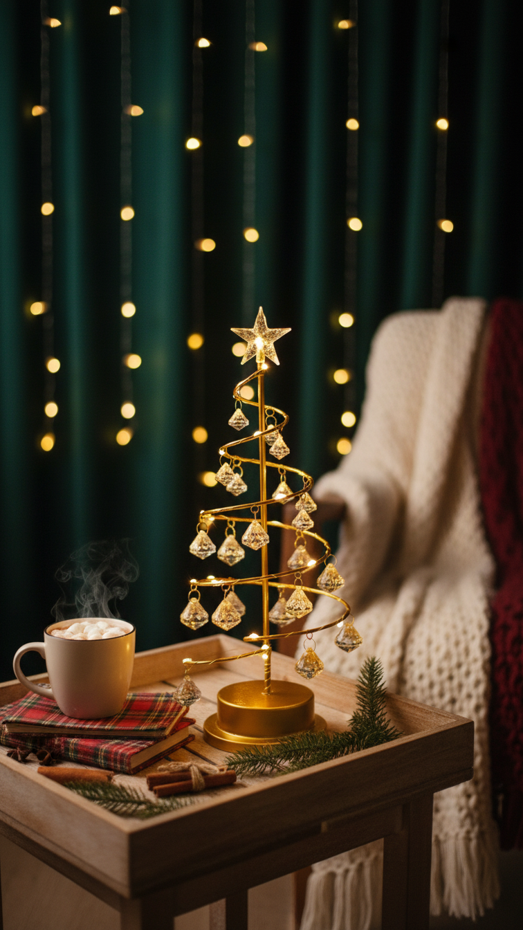 Arbre de Noël Cristal: La magie des fêtes à offrir!