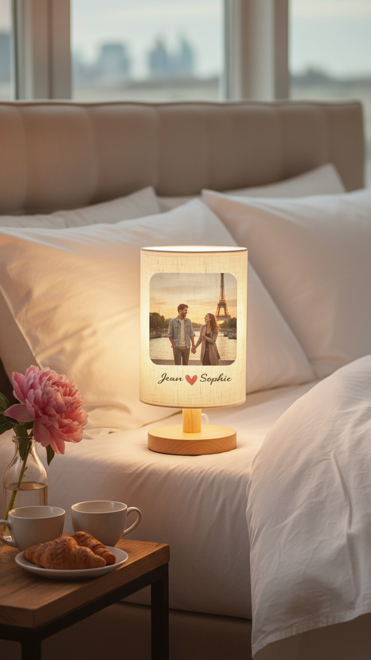 Lampe Personnalisée - Chaleur et Souvenir