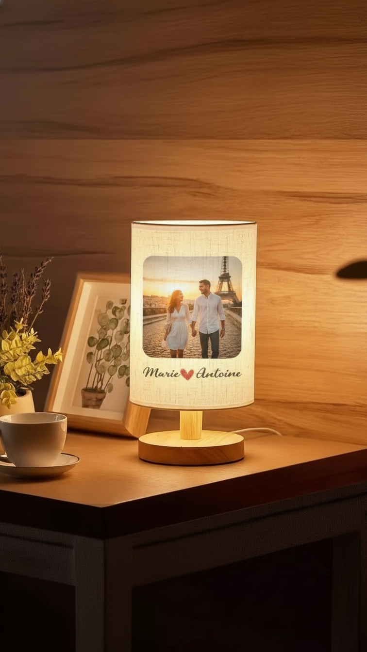 Lampe Personnalisée - Chaleur et Souvenir