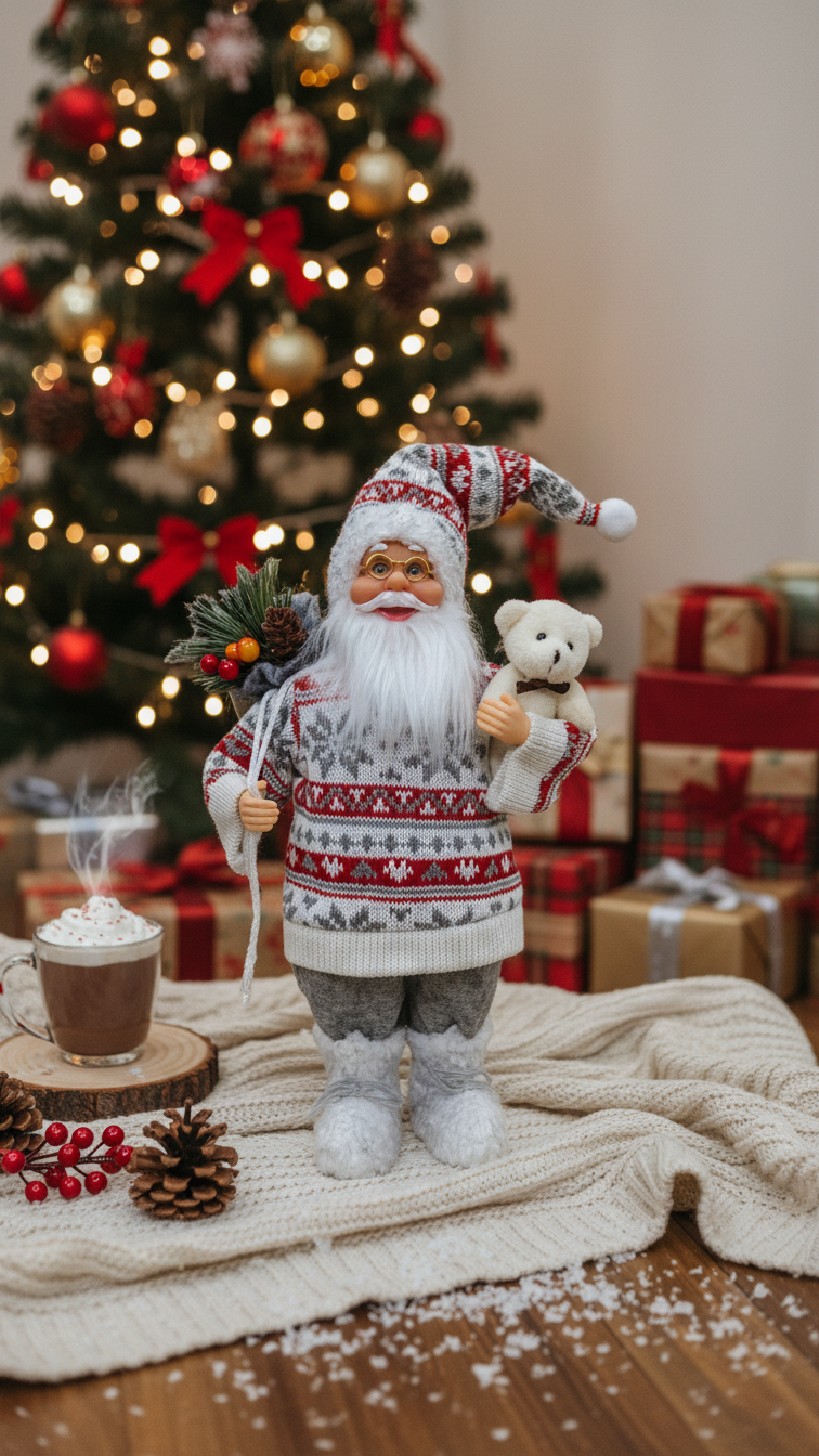 Figurine de Père Noël - Créez une ambiance festive