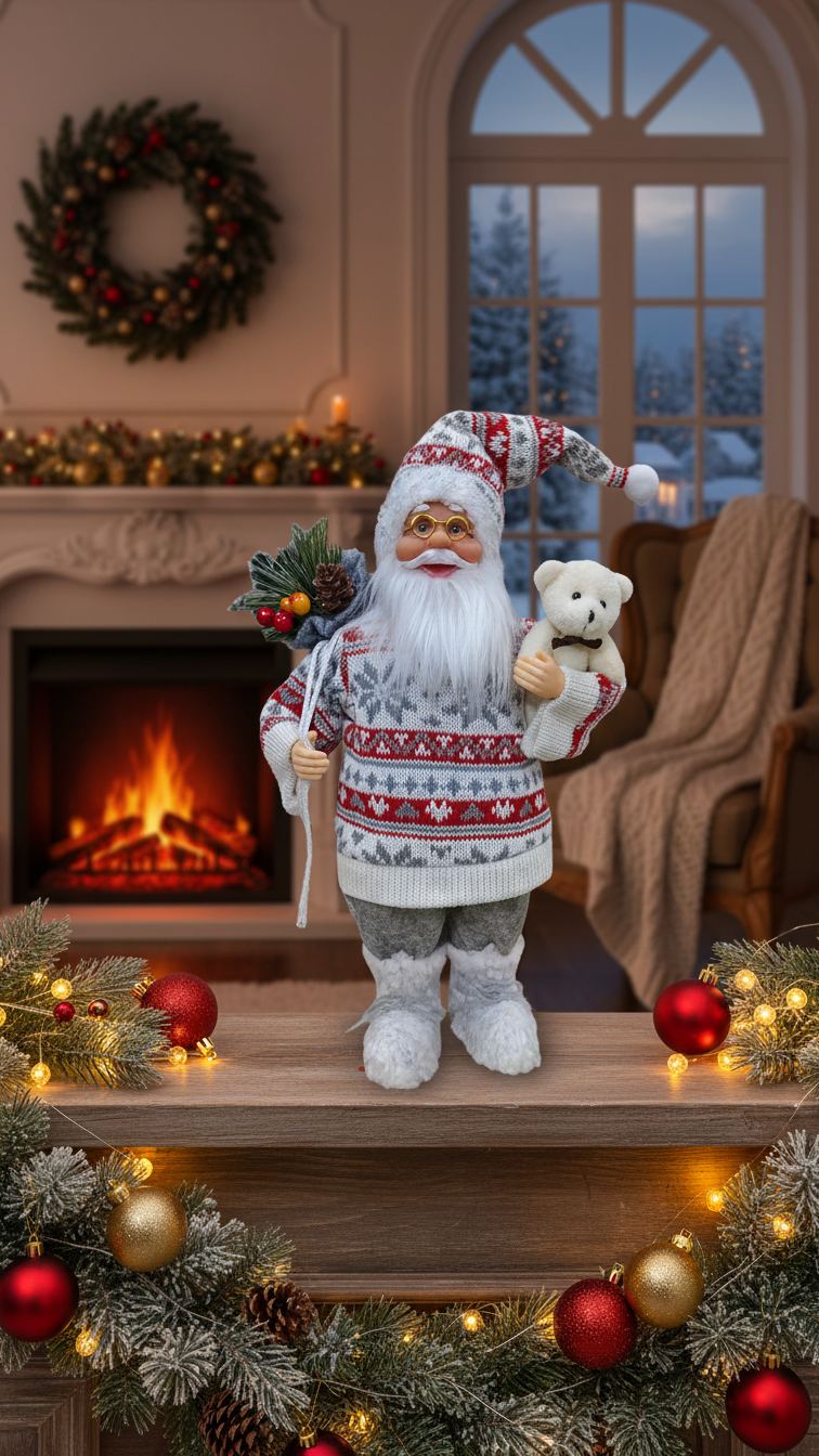 Figurine de Père Noël - Créez une ambiance festive