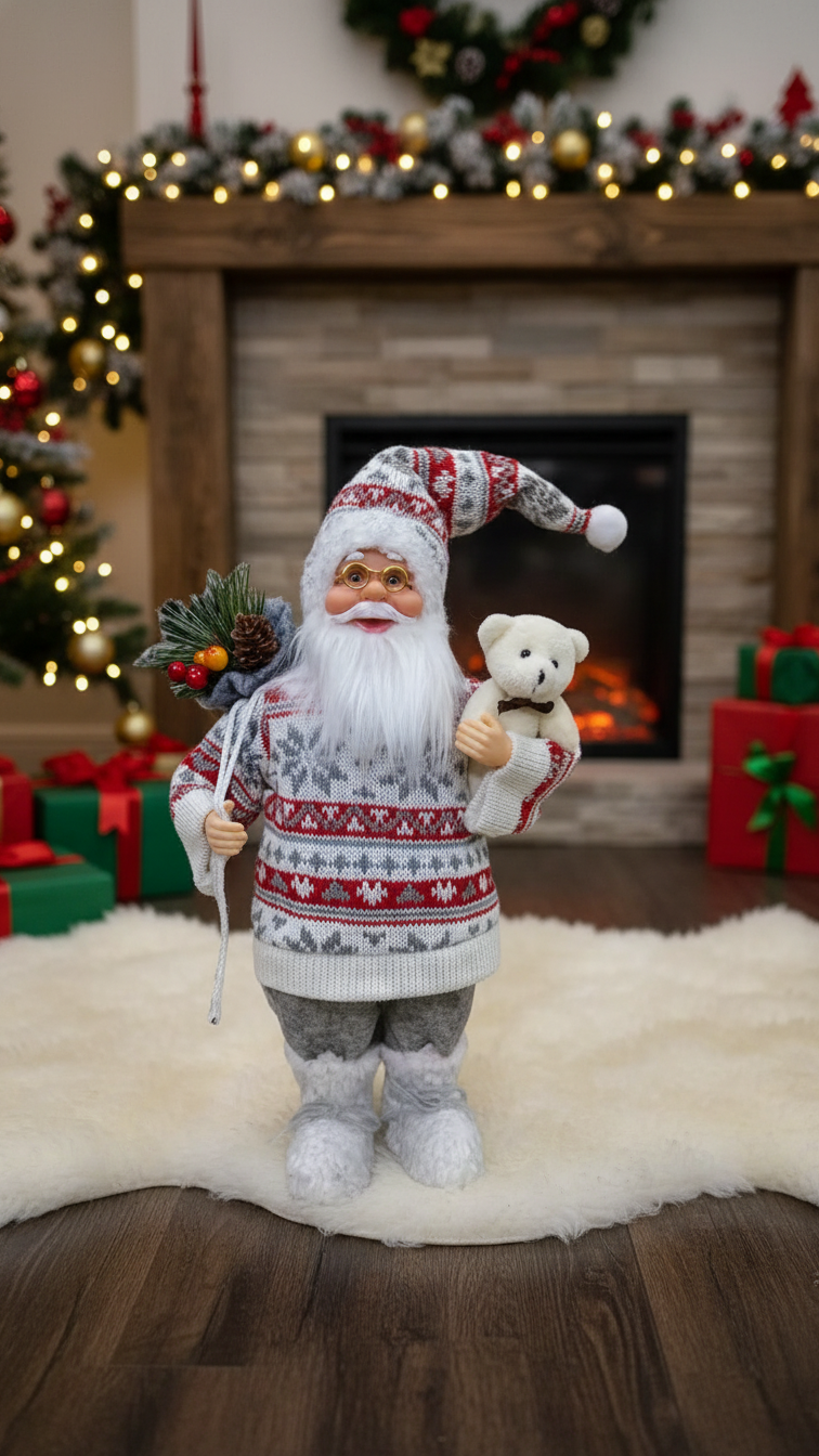 Figurine de Père Noël - Créez une ambiance festive